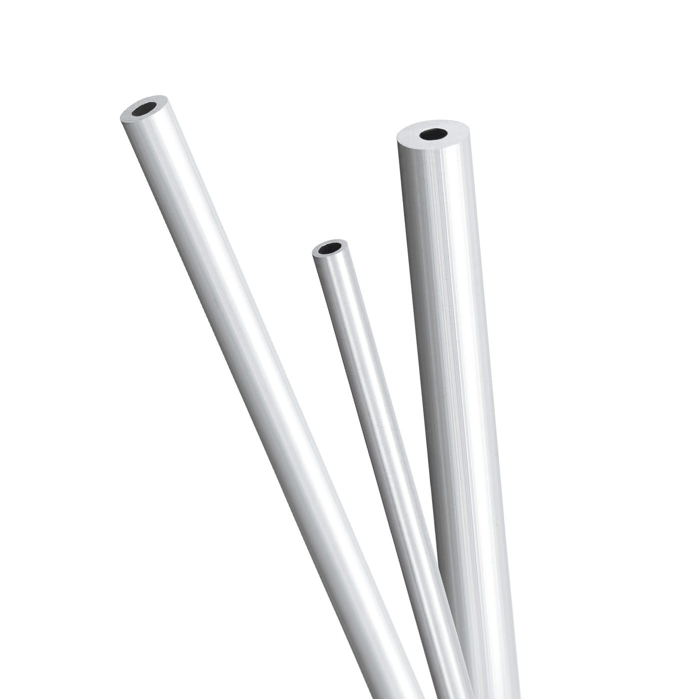 uxcell Uxcell 6063 Aluminum Tube, 3mm 4mm 5mm OD x 2mm Inner Dia 300mm Length Seamless Round Pipe Tubing, Pack of 3