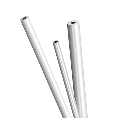 Harfington Uxcell 6063 Aluminum Tube, 3mm 4mm 5mm OD x 2mm Inner Dia 300mm Length Seamless Round Pipe Tubing, Pack of 3