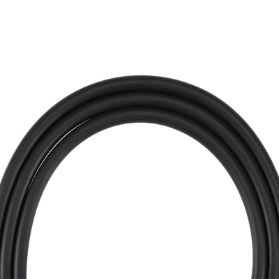 Harfington Uxcell Fuel Line Hose 3mm ID 5mm OD 26ft Oil Line & Fuel Pipe Rubber Water Hose Black