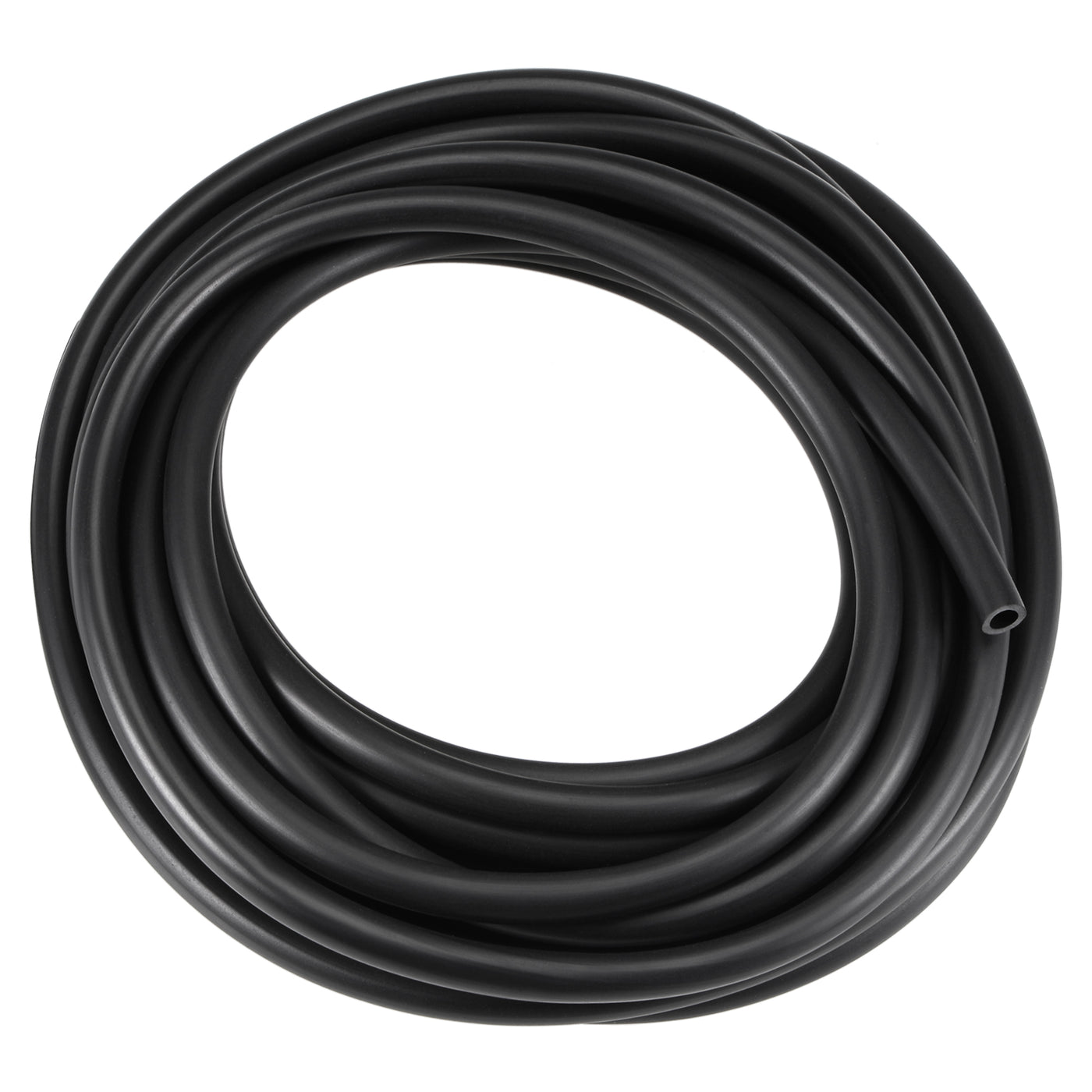 uxcell Uxcell Fuel Line Hose 4mm ID 6mm(1/4-inch) OD 16ft Oil Line & Fuel Pipe Rubber Water Hose Black