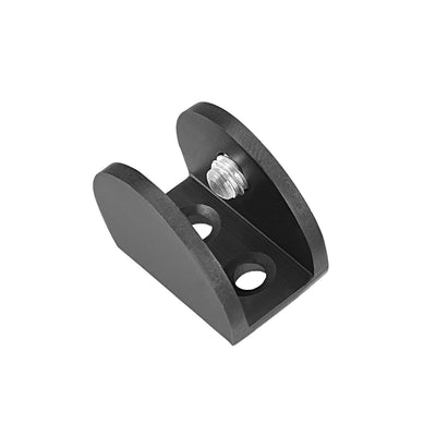 Harfington Adjustable Glass Shelf Bracket Clamp Clip Holder, with Screws