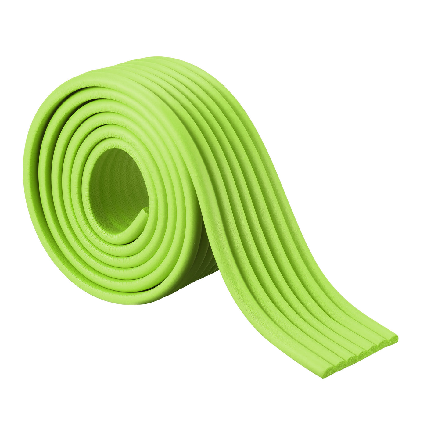 uxcell Uxcell Furniture Table Edge Protectors W-Shape Soft NBR Anti-collision Strip with Tape, 2 Meters Length Green, 2pcs