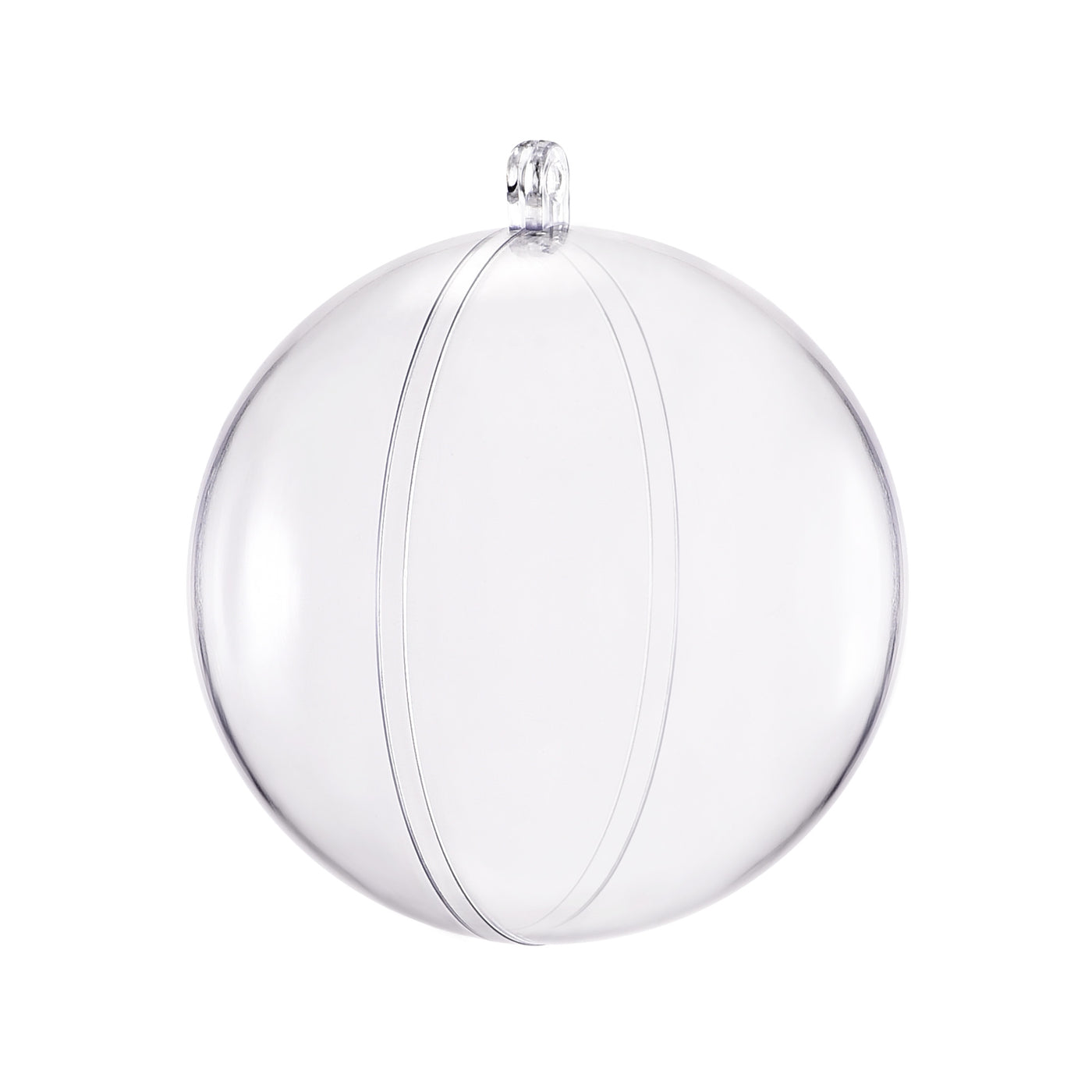 uxcell Uxcell 5pcs 90mm Clear Plastic Ornaments Ball