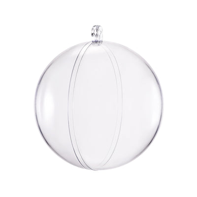 Harfington Uxcell 15pcs 90mm Clear Plastic Ornaments Ball