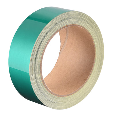 Harfington Uxcell Reflective Tape Green, 50mm x 25m, Outdoor Waterproof Warning Tape For Bikes, RV, and Boat Striping Marking