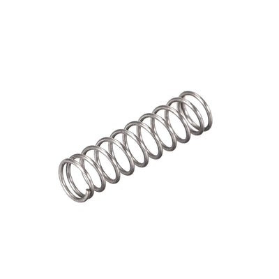 Harfington Uxcell Compressed Spring,4mmx0.4mmx15mm Free Length,7.1N Load Capacity,Gray,10pcs