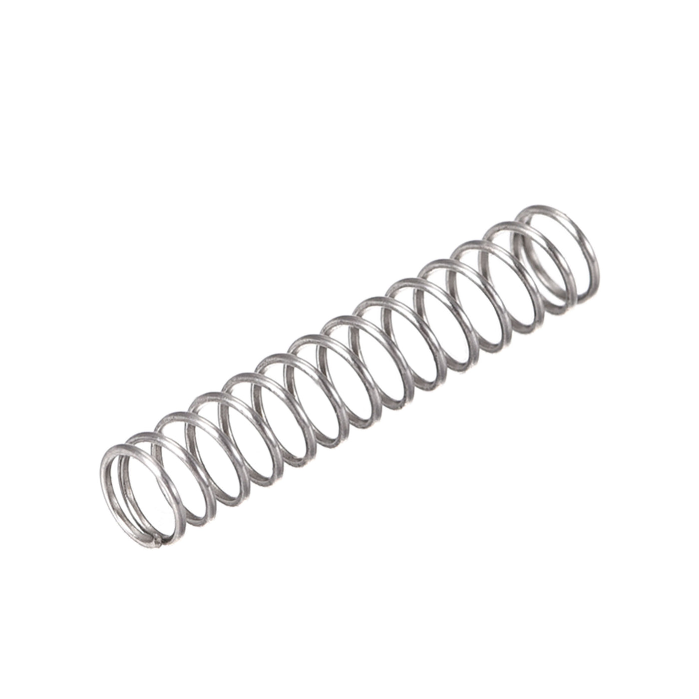uxcell Uxcell Compressed Spring,4mmx0.4mmx20mm Free Length,7.1N Load Capacity,Gray,10pcs