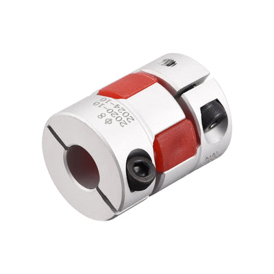 Harfington Uxcell 4mm to 6mm Bore L26xD20 Flexible  Coupler Shaft Joint for Servo Motor