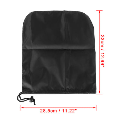Harfington Pair Durable Black Rear Side View Mirror Cover Bag Accessories for Car Vehicle