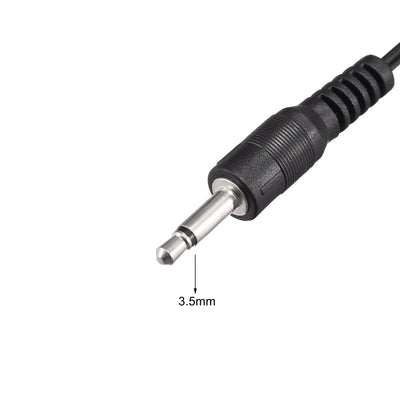 Harfington Uxcell IR Infrared Emitter Extender Cable 3.3ft Long 45 Degree Emission Angle 3.5mm Jack Single Round Head