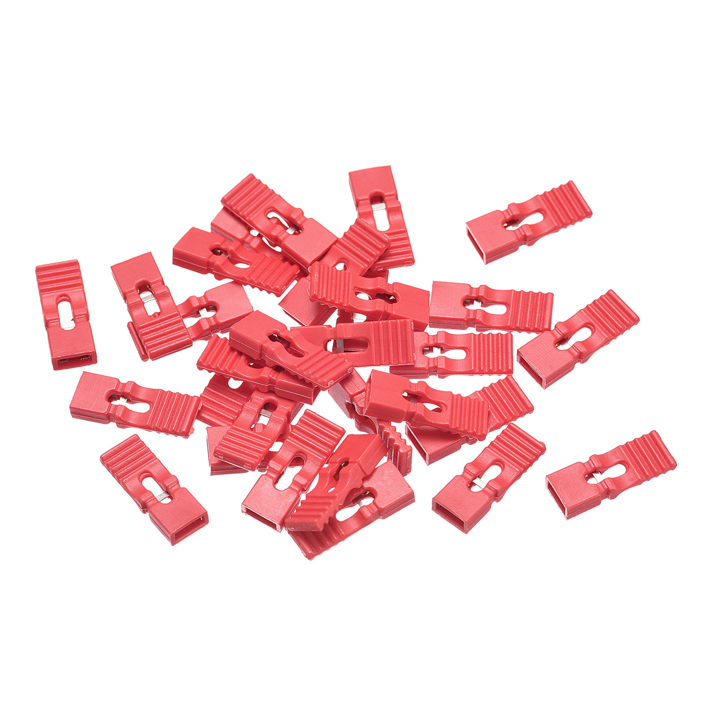 uxcell Uxcell 30pcs 2.54mm Jumper Cap Lengthened Short Circuit Connection Cap Red