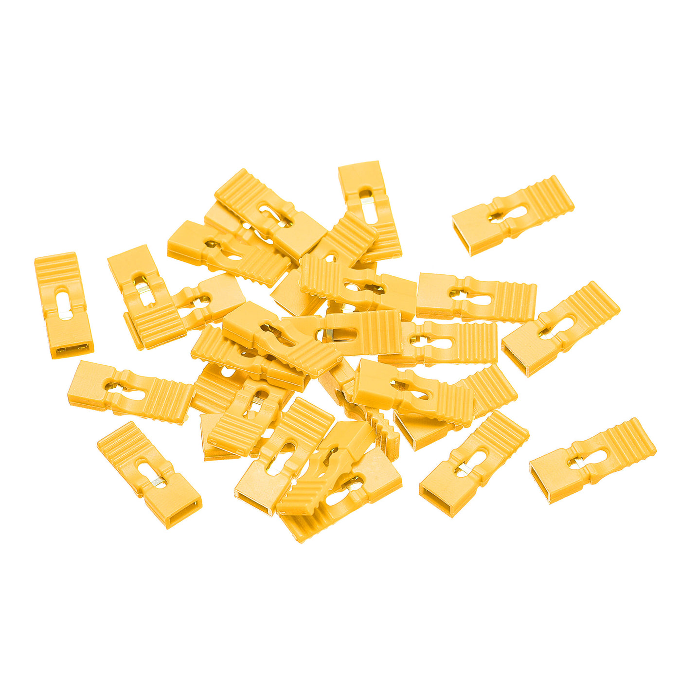 uxcell Uxcell 30pcs 2.54mm Jumper Cap Lengthened Short Circuit Connection Cap Yellow