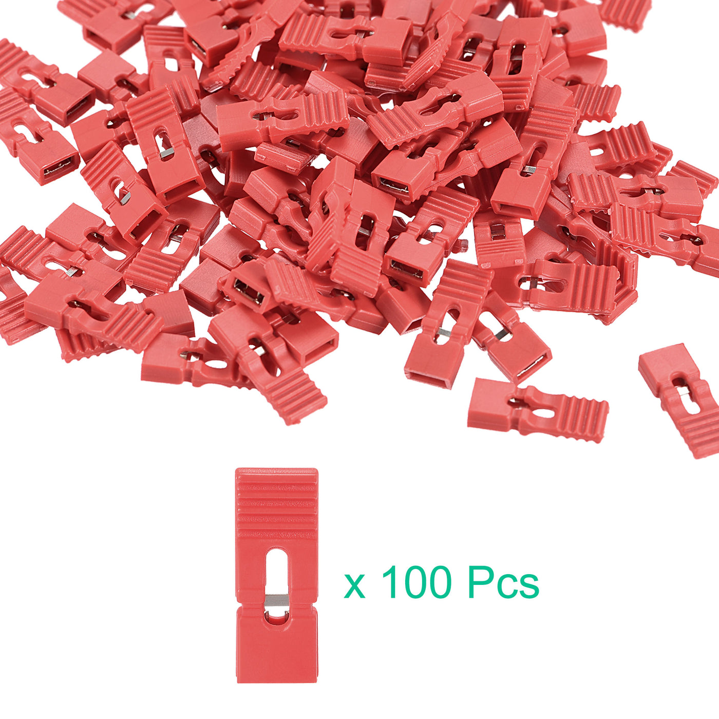 Uxcell Uxcell 100pcs 2.54mm Jumper Cap Lengthened Short Circuit Connection Cap Green