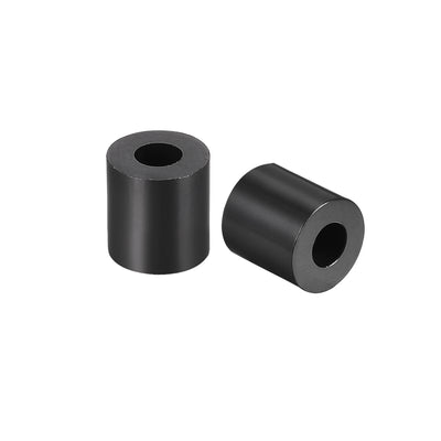 uxcell Uxcell Nylon Round Spacer Washer 3.2mmx7mmx6mm for M3 Screws Black 100Pcs