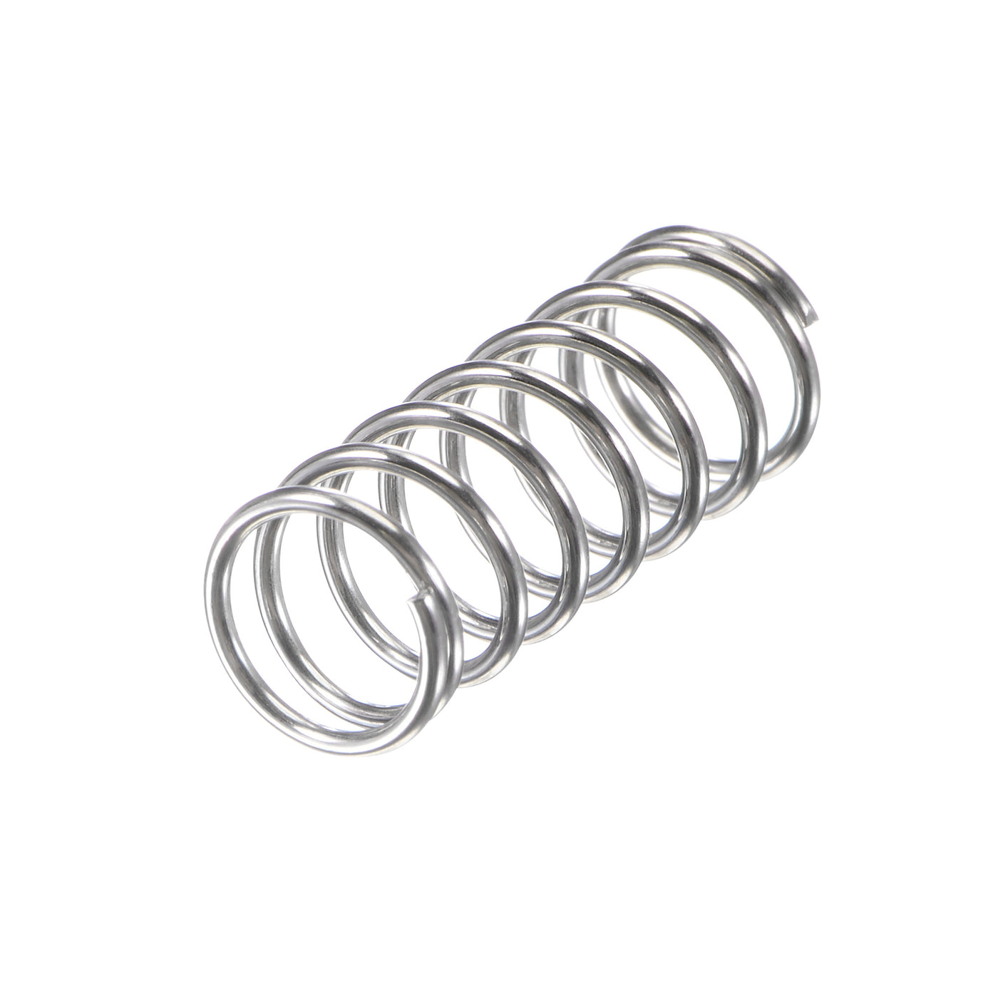 uxcell Uxcell 8mmx0.8mmx20mm 304 Stainless Steel Compression Spring 11.8N Load Capacity 10pcs