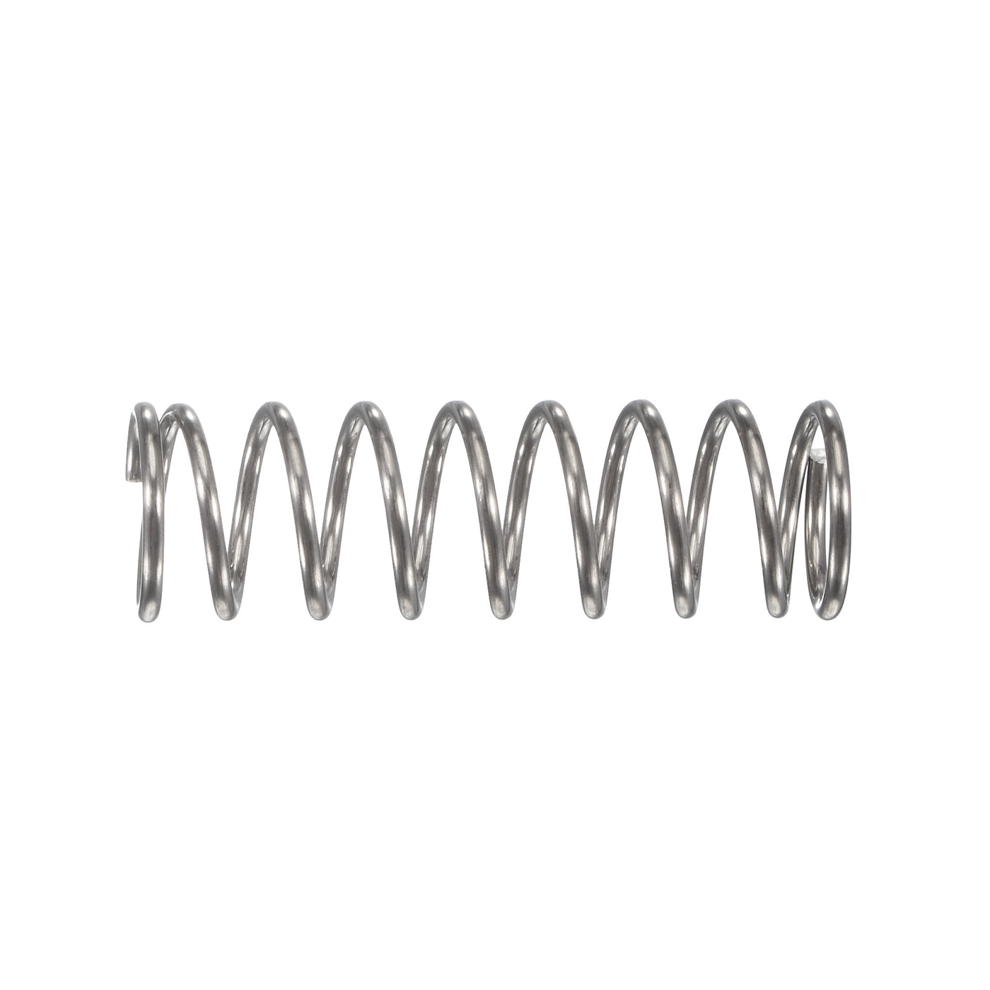uxcell Uxcell 8mmx0.8mmx25mm 304 Stainless Steel Compression Spring 11.8N Load Capacity 10pcs