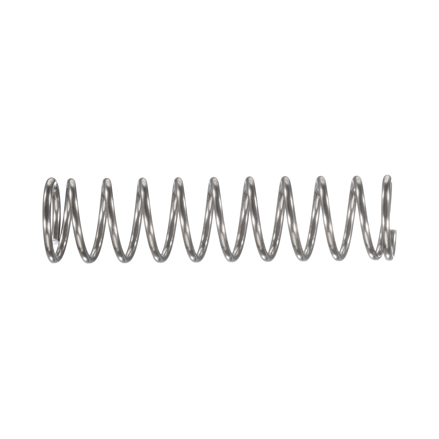 uxcell Uxcell 8mmx0.8mmx30mm 304 Stainless Steel Compression Spring 11.8N Load Capacity 30pcs