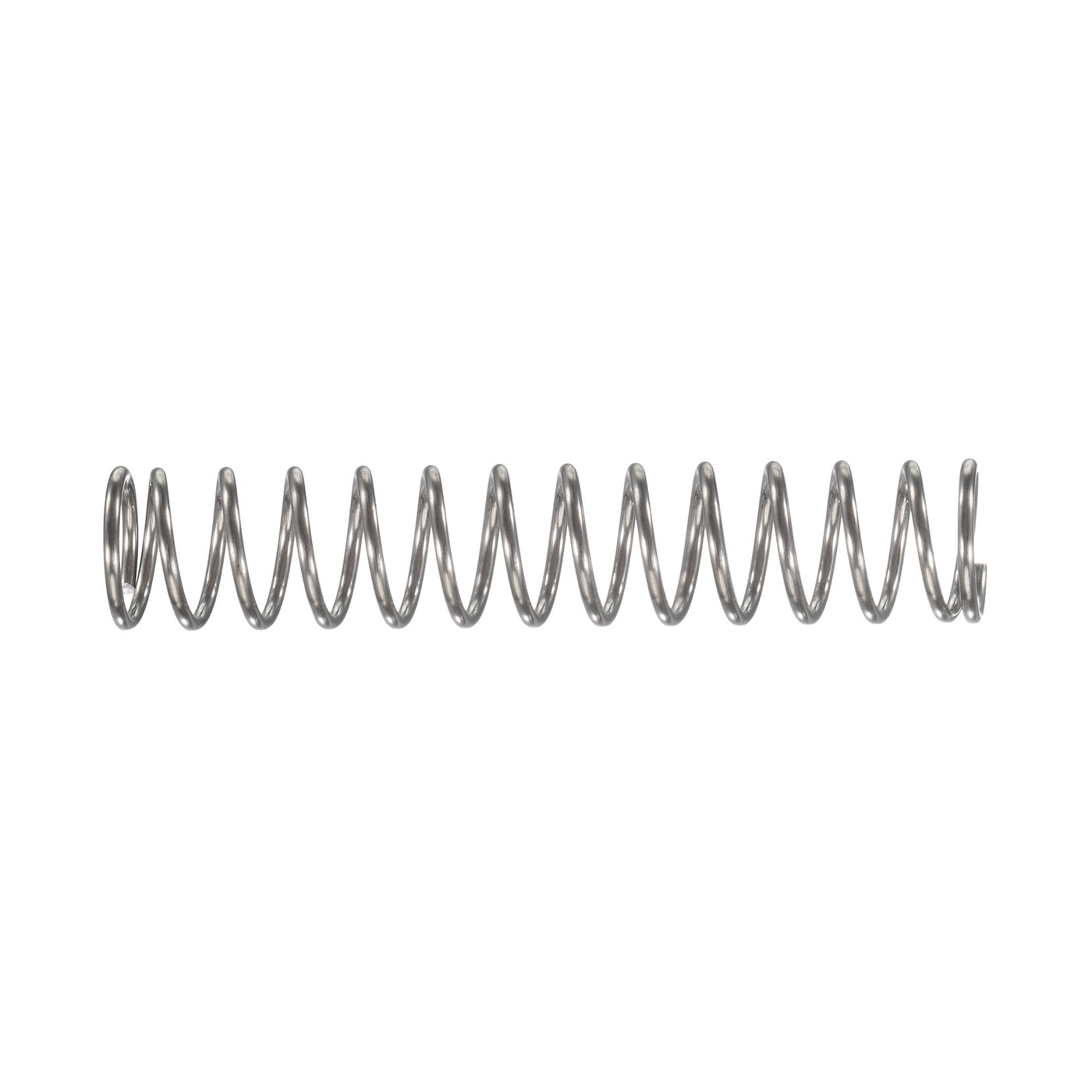 uxcell Uxcell 8mmx0.8mmx35mm 304 Stainless Steel Compression Spring 11.8N Load Capacity 10pcs