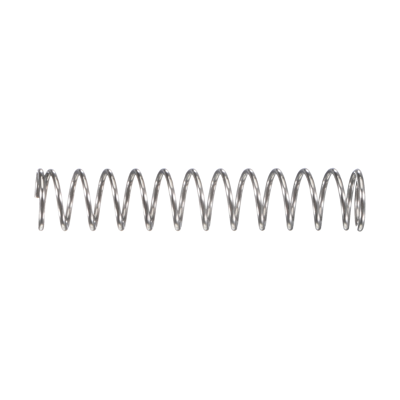 uxcell Uxcell 8mmx0.8mmx40mm 304 Stainless Steel Compression Spring 11.8N Load Capacity 10pcs