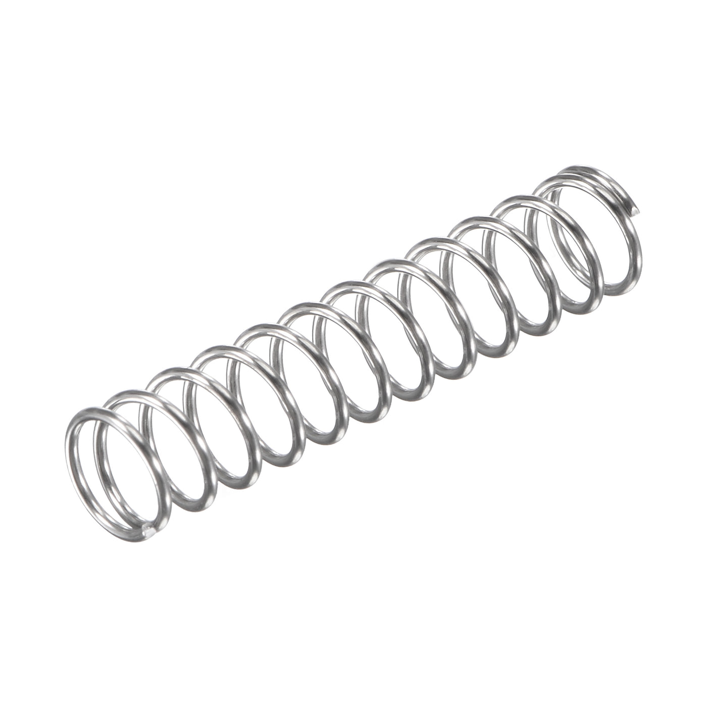 uxcell Uxcell 8mmx0.8mmx40mm 304 Stainless Steel Compression Spring 11.8N Load Capacity 10pcs