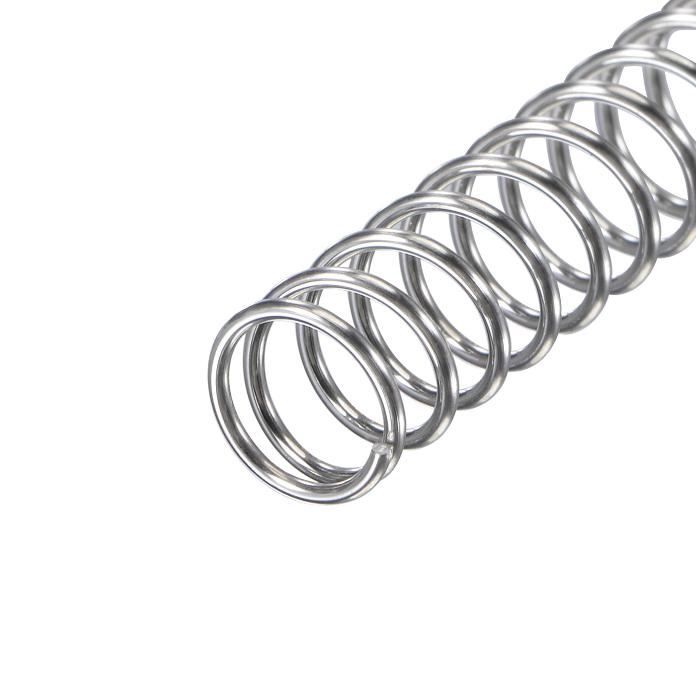 uxcell Uxcell 8mmx0.8mmx40mm 304 Stainless Steel Compression Spring 11.8N Load Capacity 30pcs