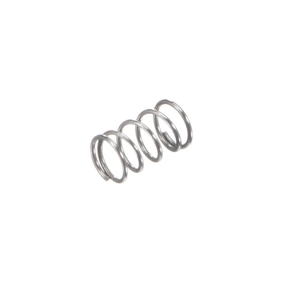 Harfington Uxcell 3mmx0.3mmx5mm 304 Stainless Steel Compression Spring 2N Load Capacity 20pcs