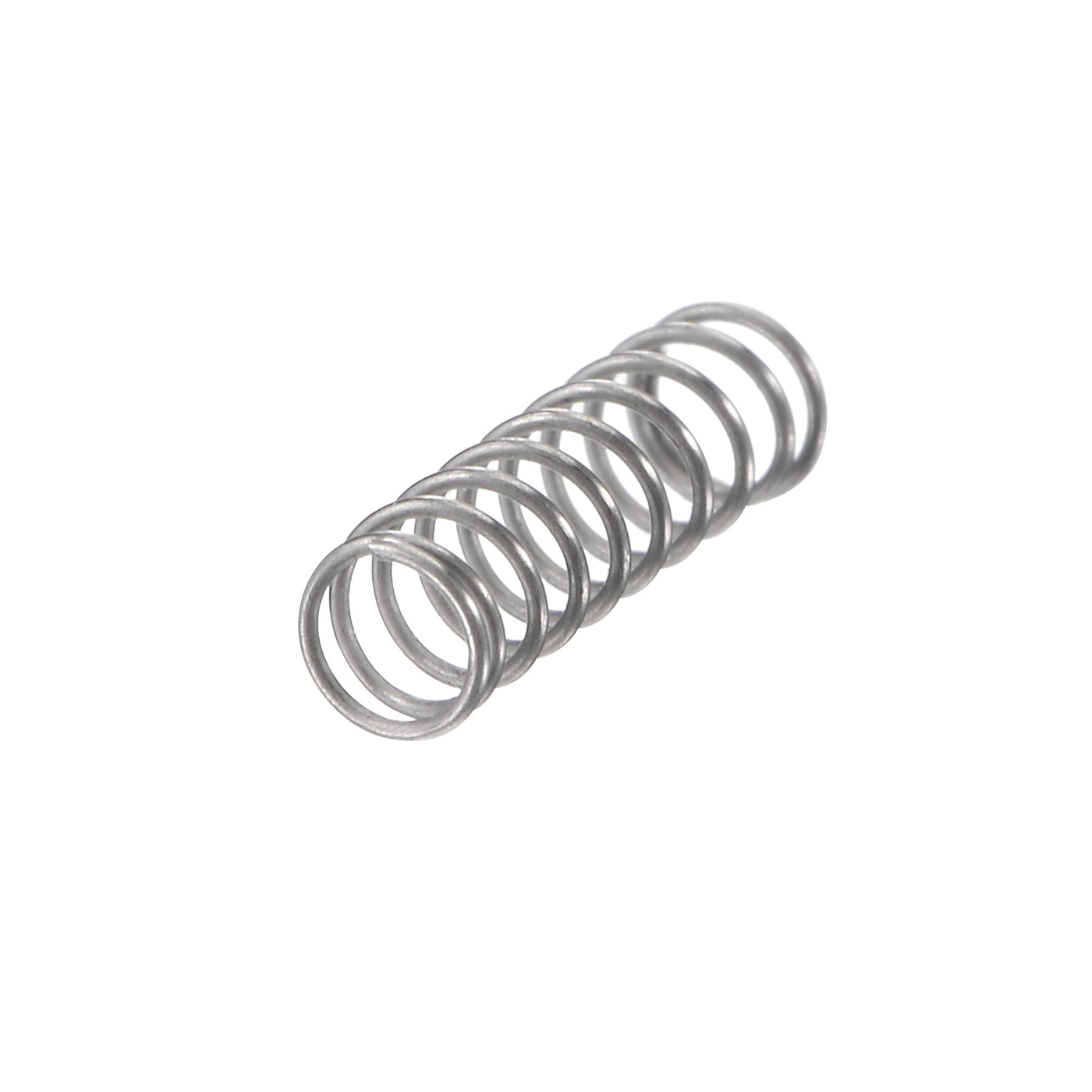uxcell Uxcell 3mmx0.3mmx10mm 304 Stainless Steel Compression Spring 2N Load Capacity 10pcs