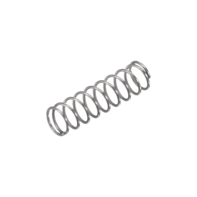 Harfington Uxcell 3mmx0.3mmx10mm 304 Stainless Steel Compression Spring 2N Load Capacity 10pcs