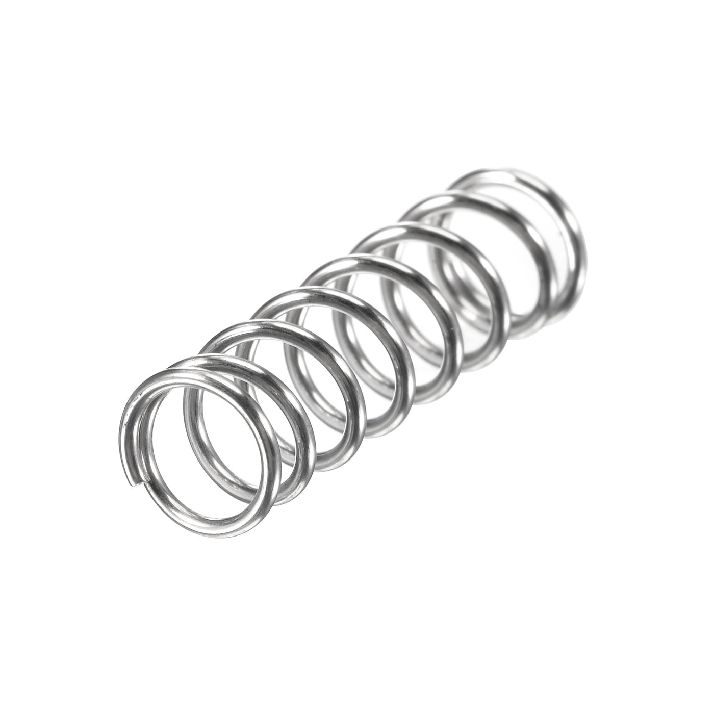 uxcell Uxcell 7mmx0.8mmx25mm 304 Stainless Steel Compression Spring 17.2N Load Capacity 10pcs
