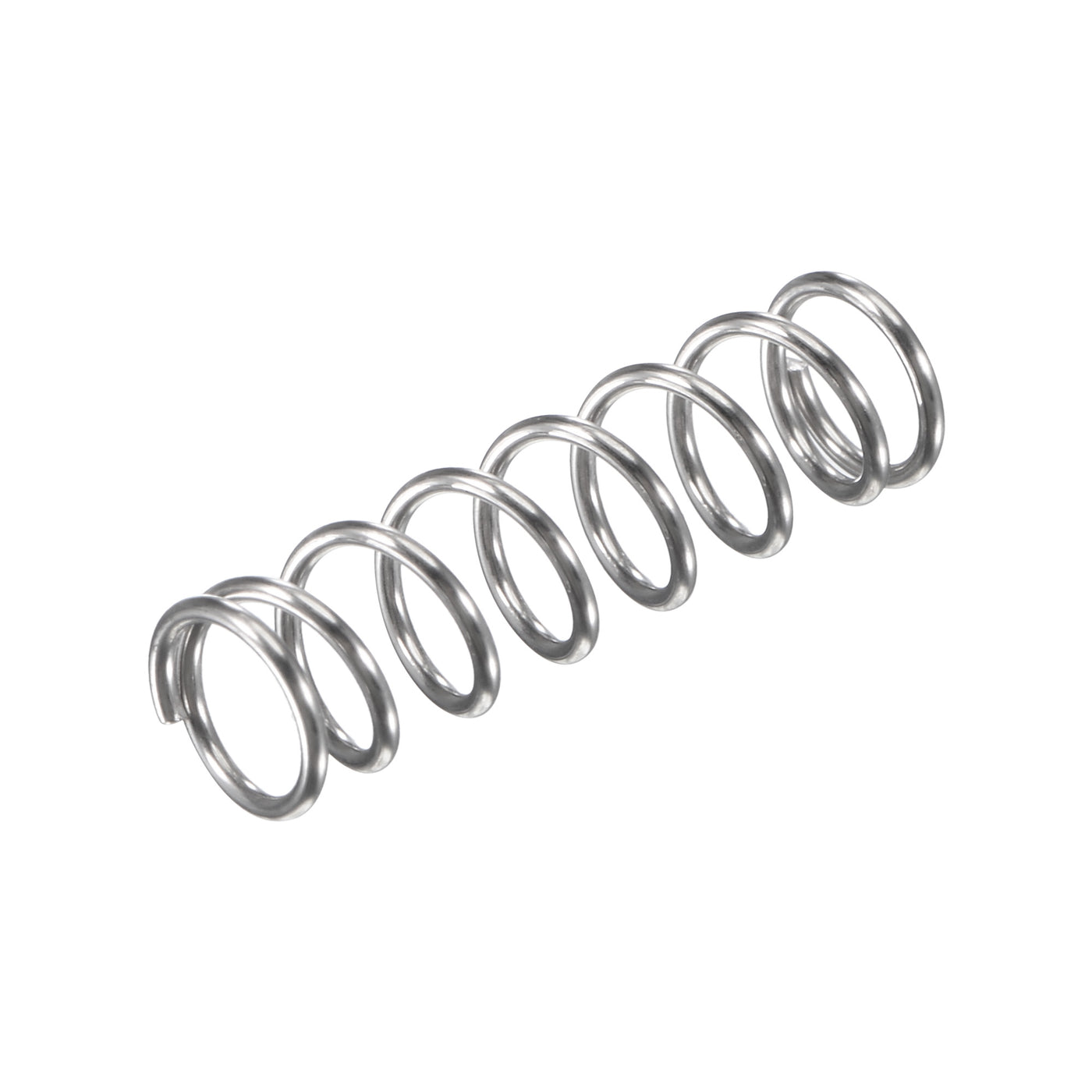 uxcell Uxcell 7mmx0.8mmx25mm 304 Stainless Steel Compression Spring 17.2N Load Capacity 10pcs