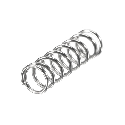 Harfington Uxcell 7mmx0.8mmx25mm 304 Stainless Steel Compression Spring 17.2N Load Capacity 30pcs