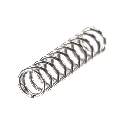 Harfington Uxcell 7mmx0.8mmx30mm 304 Stainless Steel Compression Spring 17.2N Load Capacity 10pcs