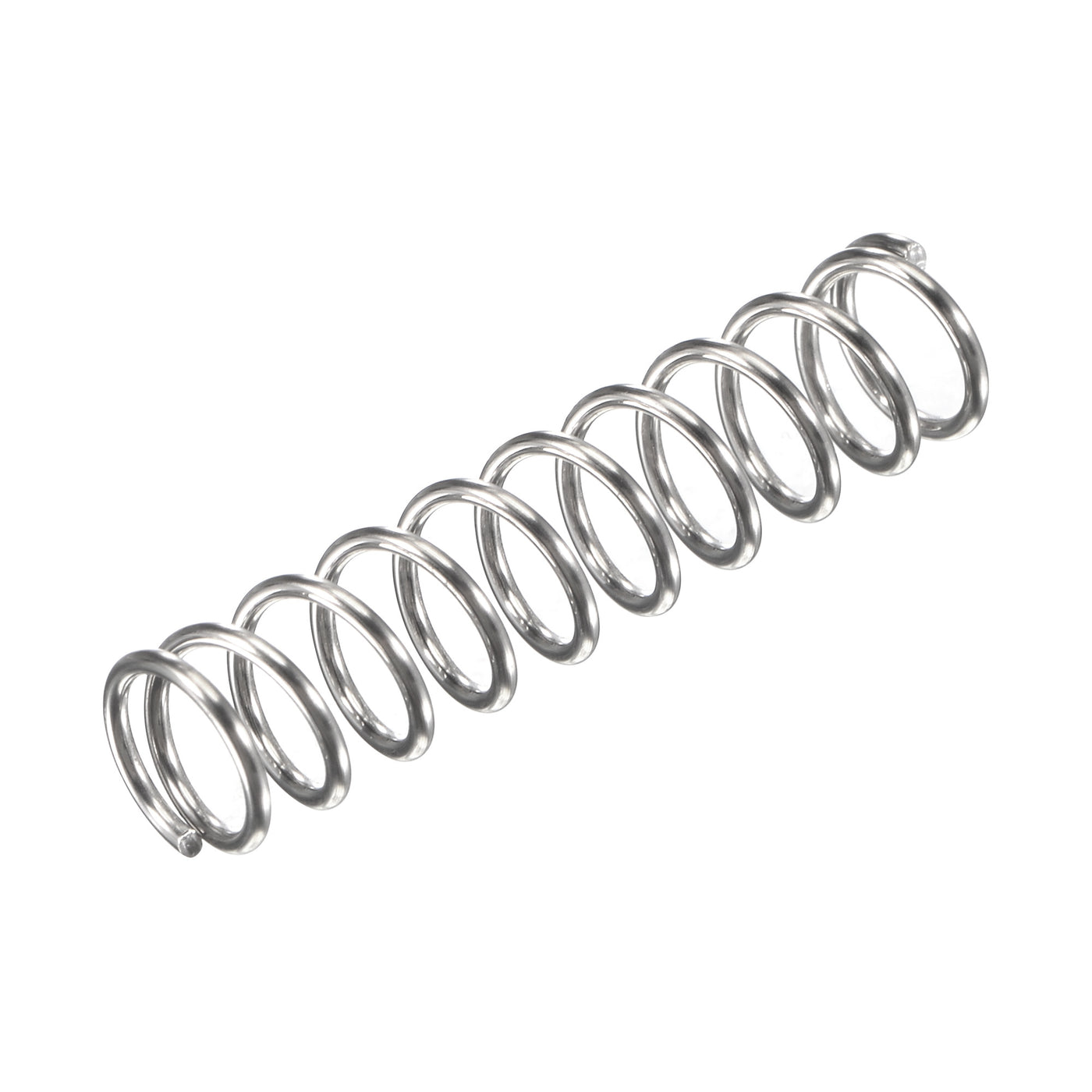 uxcell Uxcell 7mmx0.8mmx30mm 304 Stainless Steel Compression Spring 17.2N Load Capacity 30pcs