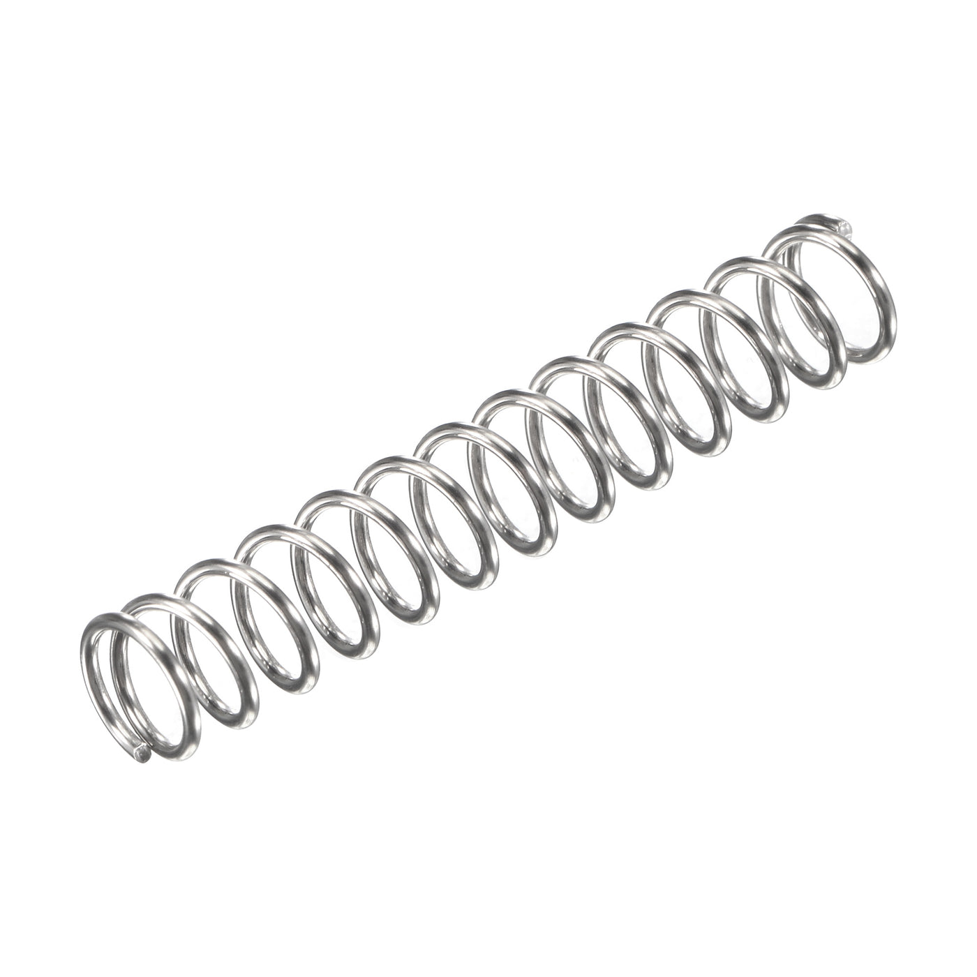 uxcell Uxcell 7mmx0.8mmx35mm 304 Stainless Steel Compression Spring 17.2N Load Capacity 10pcs