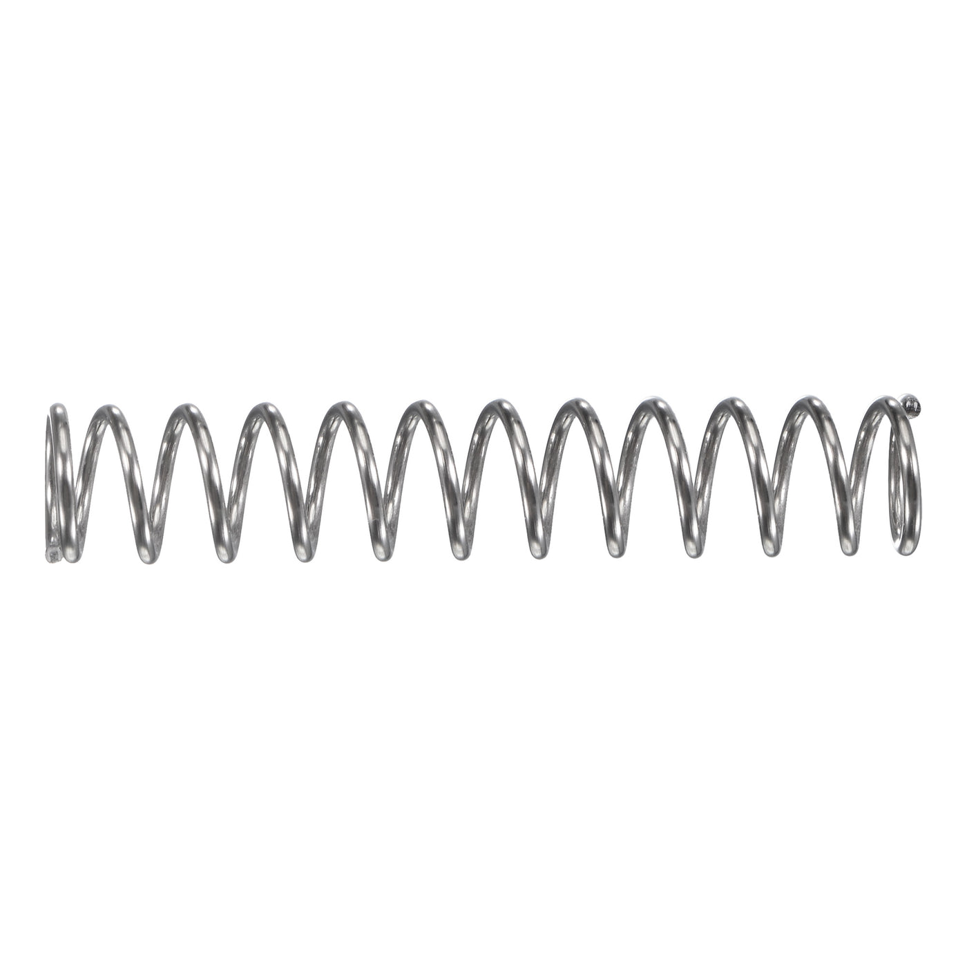 uxcell Uxcell 7mmx0.8mmx35mm 304 Stainless Steel Compression Spring 17.2N Load Capacity 30pcs
