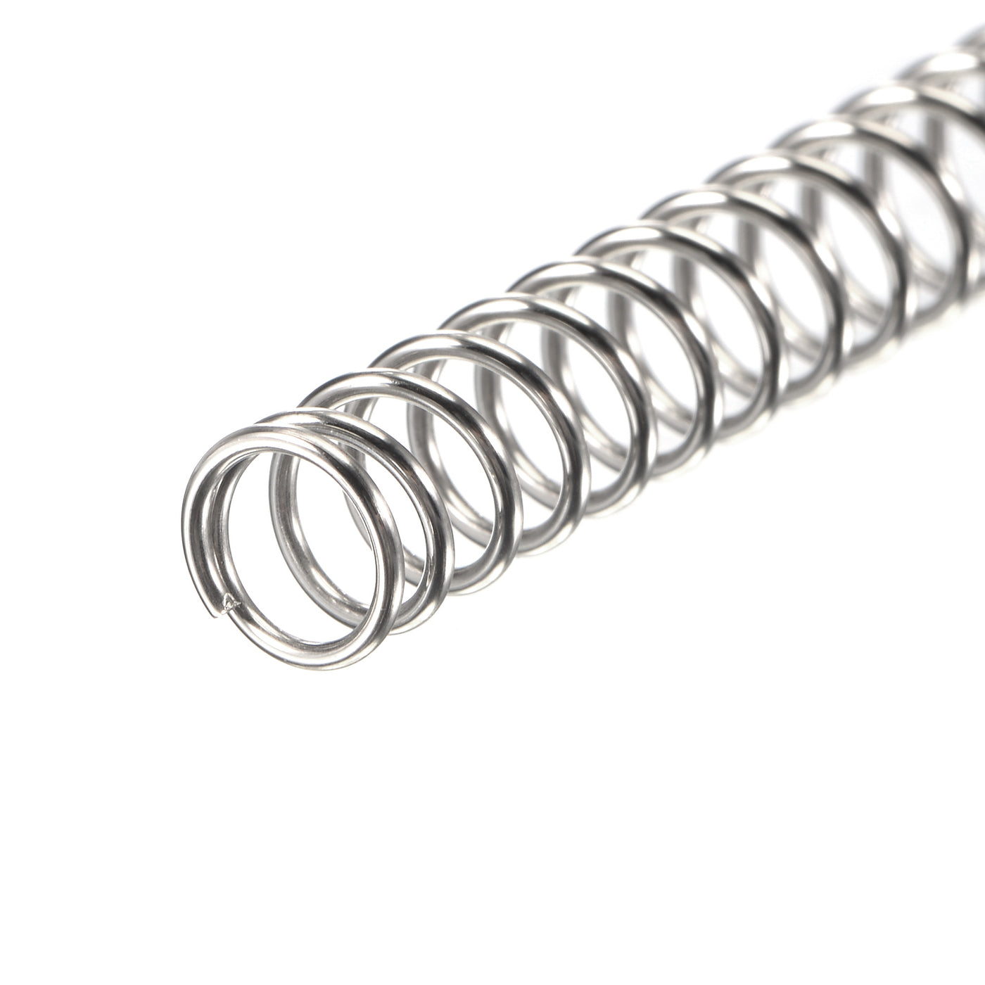 uxcell Uxcell 7mmx0.8mmx45mm 304 Stainless Steel Compression Spring 17.2N Load Capacity 30pcs