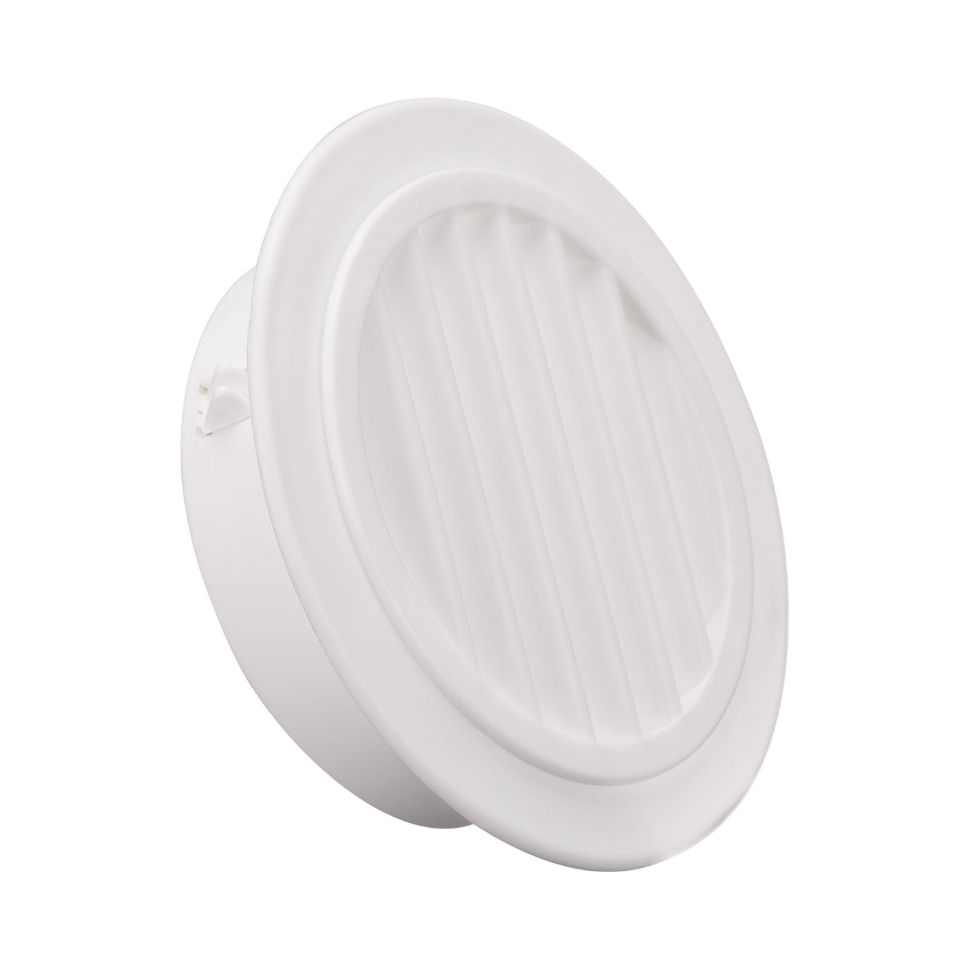 uxcell Uxcell Round Vent Cover, PP Plastic Detachable Air Vent Exhaust Louver for 4" - 4.3" Diameter Hole