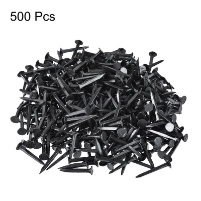 Harfington Uxcell Metal Nails Tacks 1/2"(13mm) for Shoes Boots Leather Heels Soles Replacement Black 500pcs