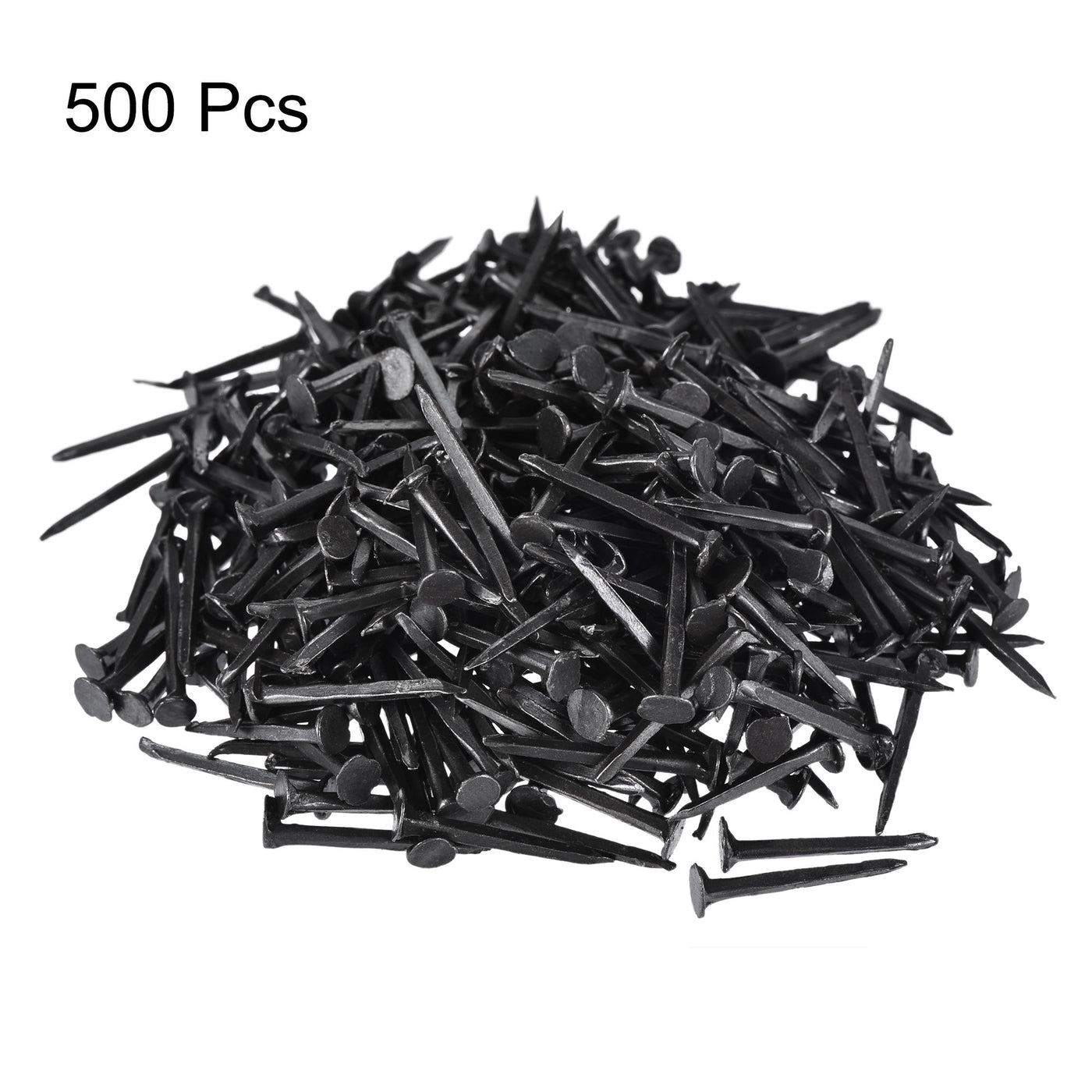 uxcell Uxcell Metal Nails Tacks 3/4"(19mm) for Shoes Boots Leather Heels Soles Replacement Black 500pcs