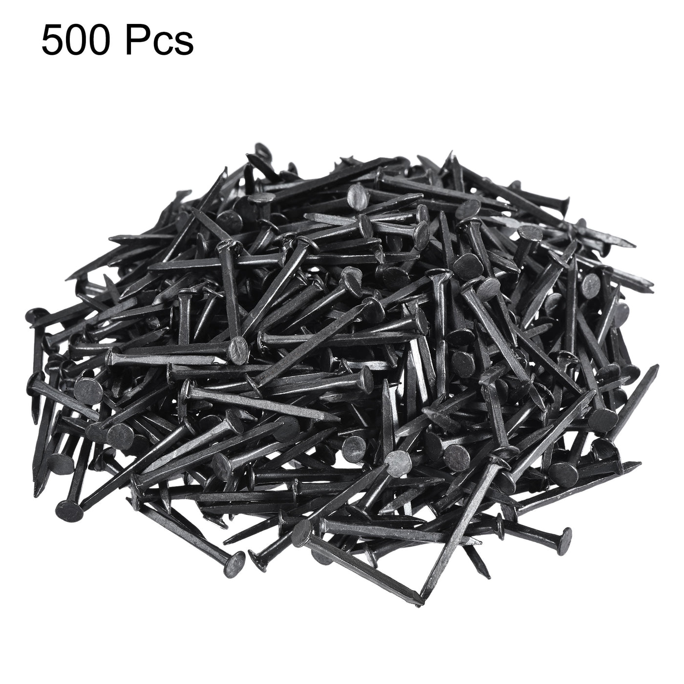uxcell Uxcell Metal Nails Tacks 1"(24mm) for Shoes Boots Leather Heels Soles Replacement Black 500pcs