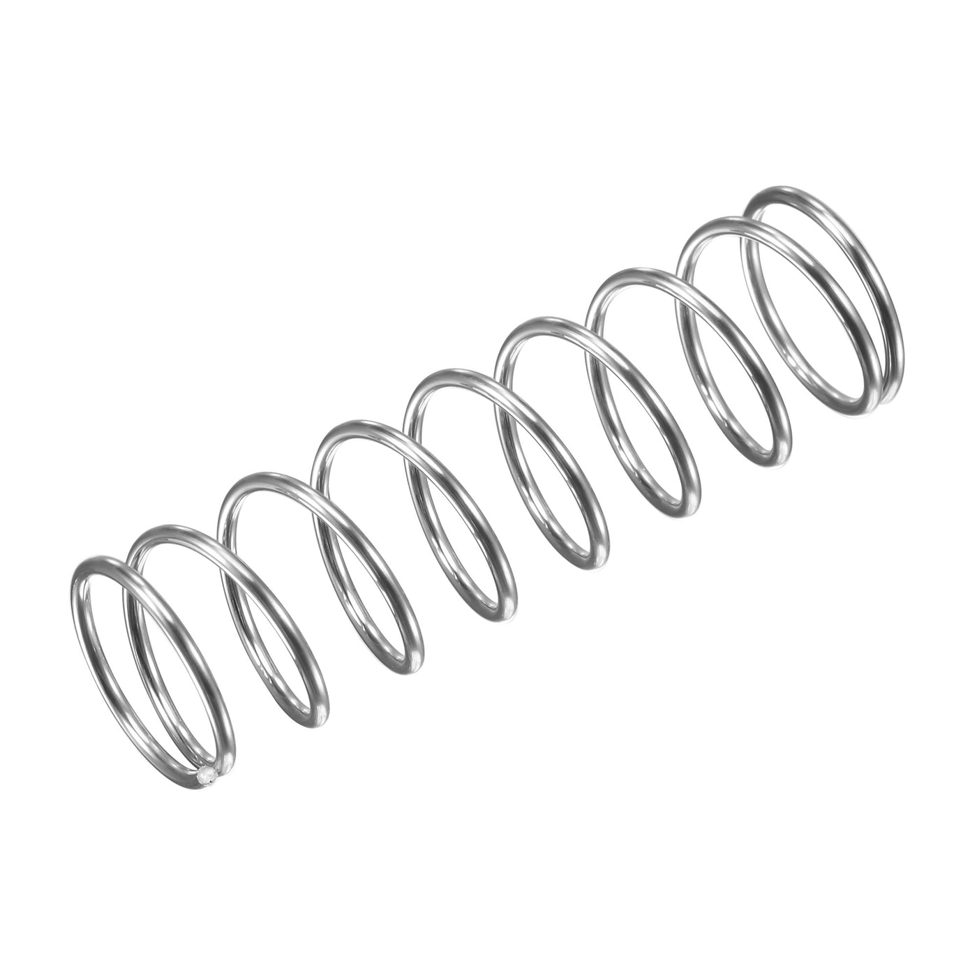 uxcell Uxcell 15mmx1.2mmx50mm 304 Stainless Steel Compression Spring 15.7N Load Capacity 5pcs