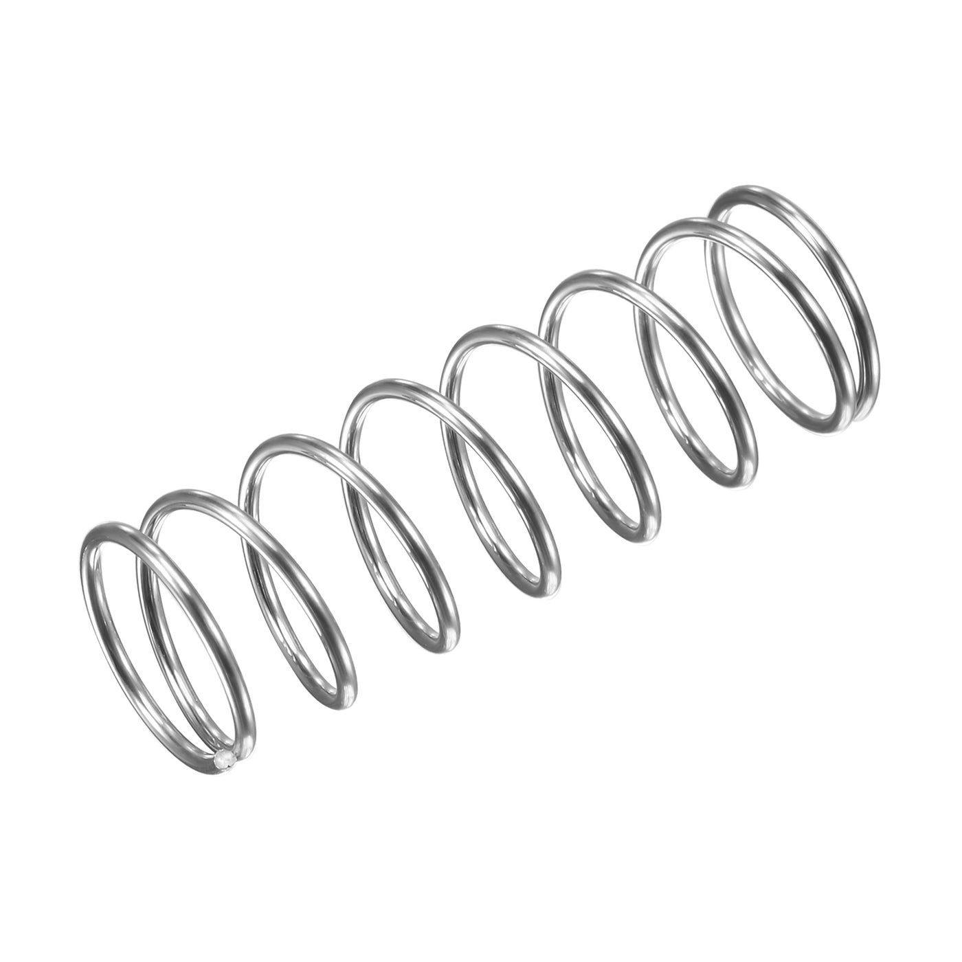 uxcell Uxcell 15mmx1.2mmx45mm 304 Stainless Steel Compression Spring 15.7N Load Capacity 10pcs