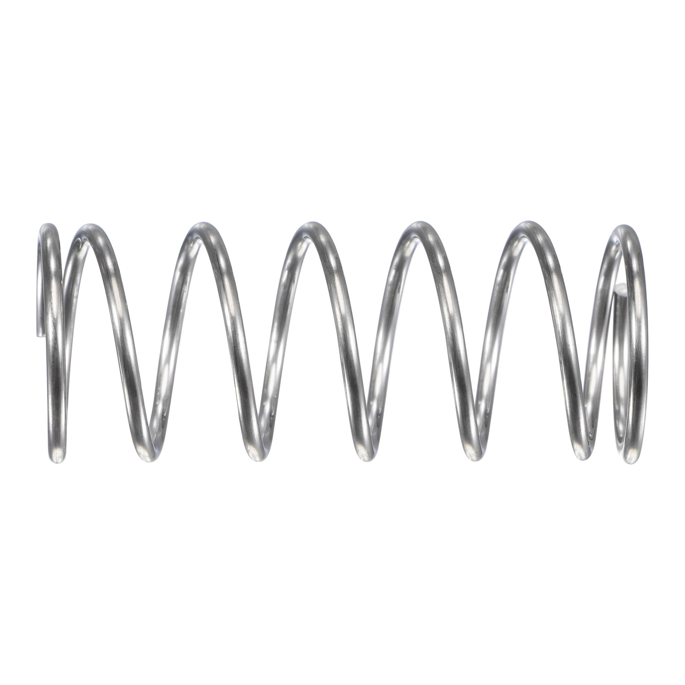 uxcell Uxcell 15mmx1.2mmx40mm 304 Stainless Steel Compression Spring 15.7N Load Capacity 5pcs
