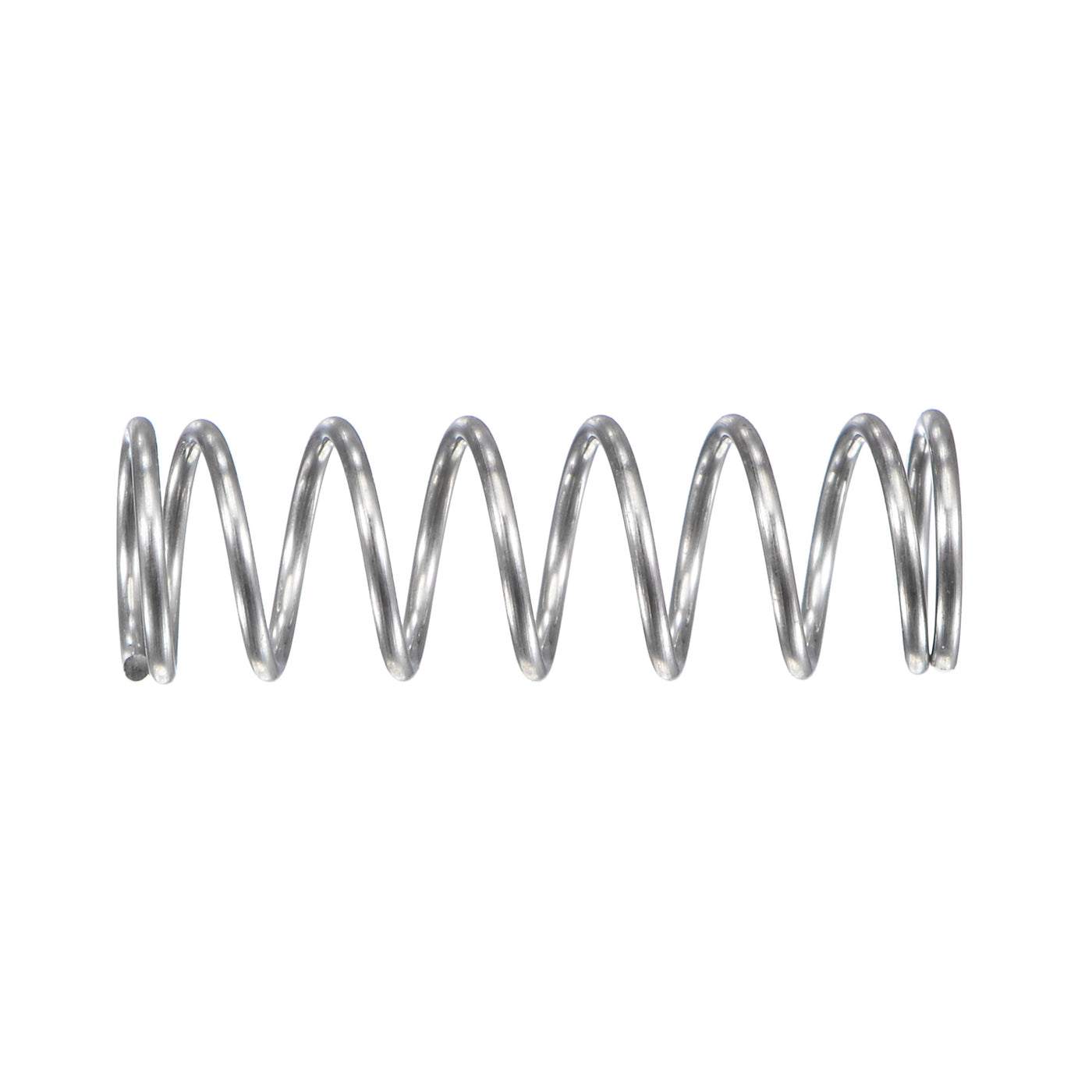 uxcell Uxcell 5mmx0.5mmx15mm 304 Stainless Steel Compression Spring 5.9N Load Capacity 10pcs