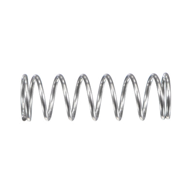 Harfington Uxcell 5mmx0.5mmx15mm 304 Stainless Steel Compression Spring 5.9N Load Capacity 10pcs