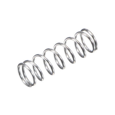 Harfington Uxcell 5mmx0.5mmx15mm 304 Stainless Steel Compression Spring 5.9N Load Capacity 20pcs