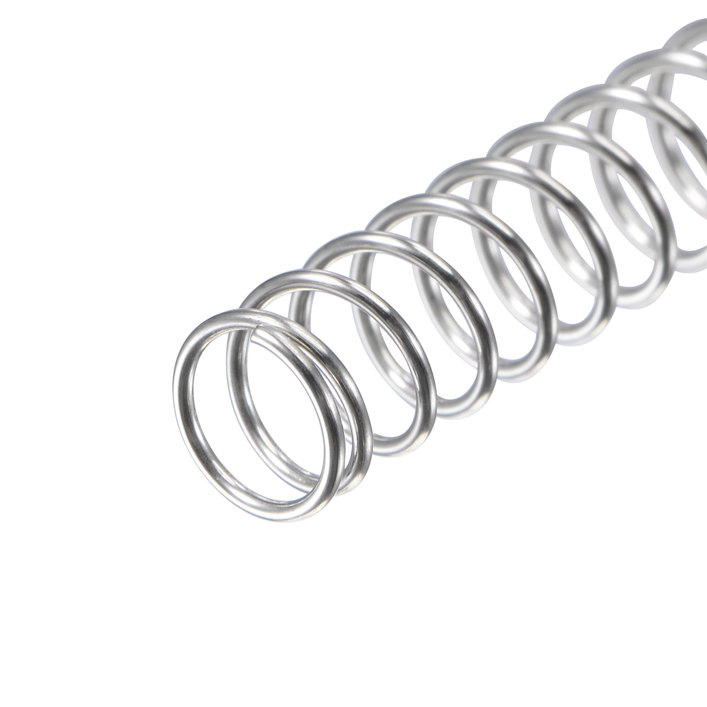 uxcell Uxcell 5mmx0.5mmx25mm 304 Stainless Steel Compression Spring 5.9N Load Capacity 20pcs