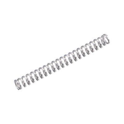 Harfington Uxcell 2mmx0.3mmx15mm 304 Stainless Steel Compression Spring 3.9N Load Capacity 20pcs