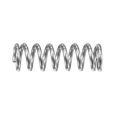 Harfington Uxcell 8mmx1.2mmx25mm 304 Stainless Steel Compression Spring 61.8N Load Capacity 15pcs