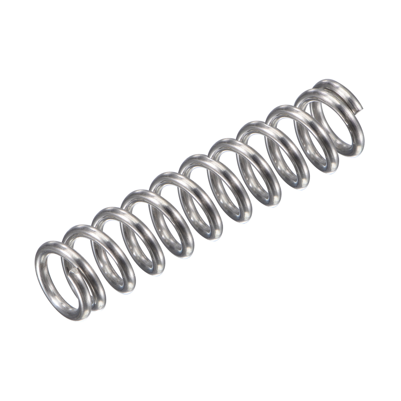 uxcell Uxcell 8mmx1.2mmx35mm 304 Stainless Steel Compression Spring 61.8N Load Capacity 15pcs
